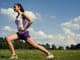 Die sportliche Joggerin